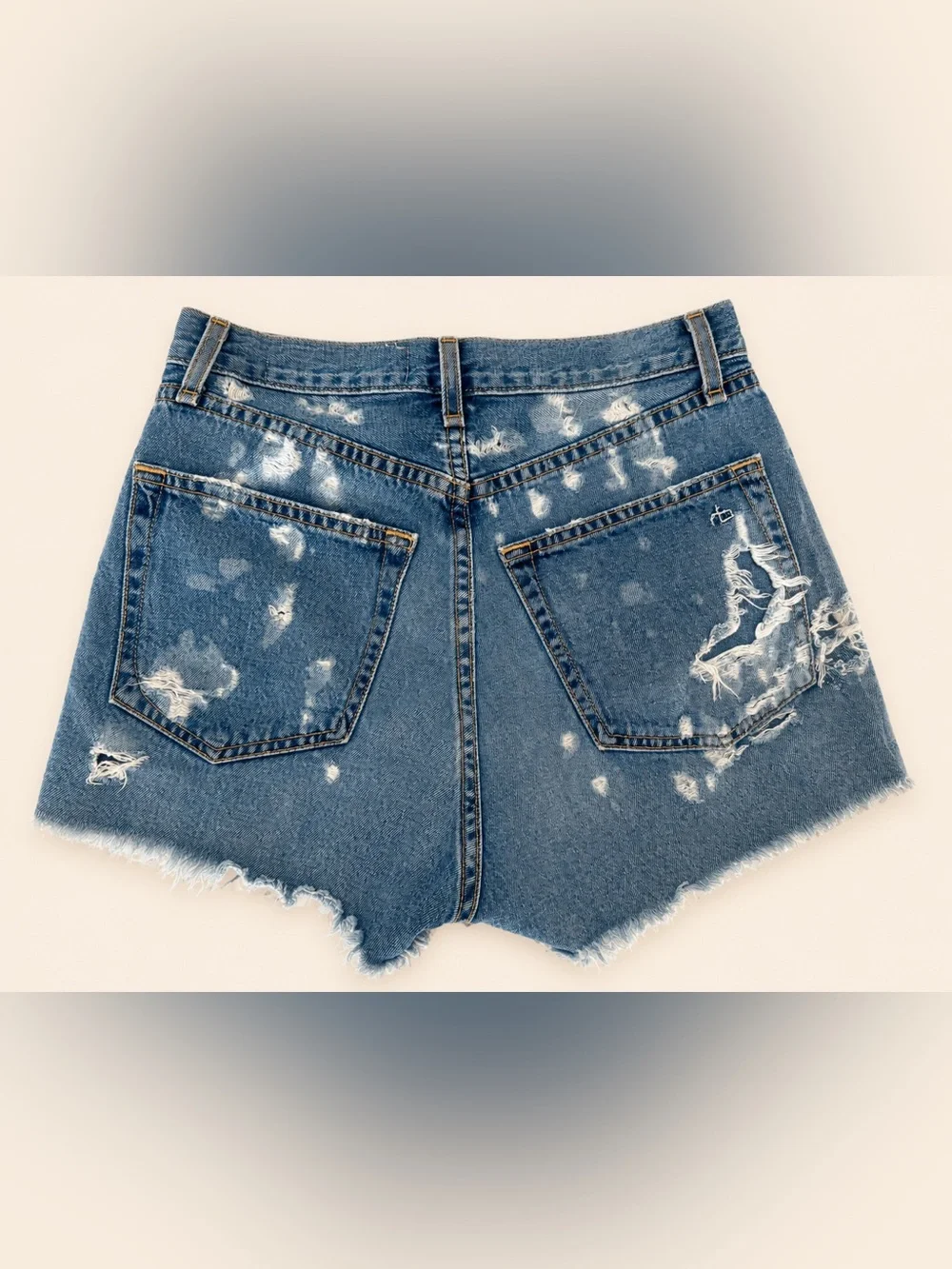 Rag & Bone Distressed Denim Cutoff Shorts – Size 24 – Like New